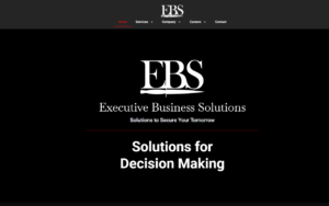 Executive Business Solutions Website - WordPress